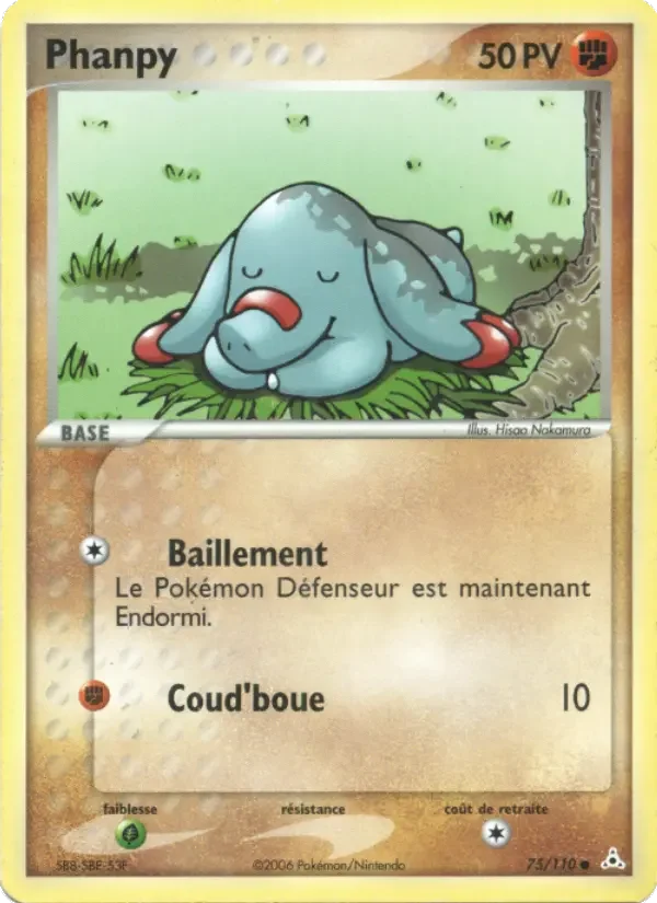 Carte Pokémon Phanpy — Fantômes Holon
