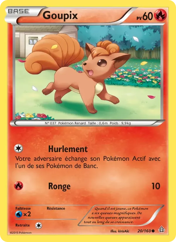 Carte Pokémon Goupix — Primo-Choc