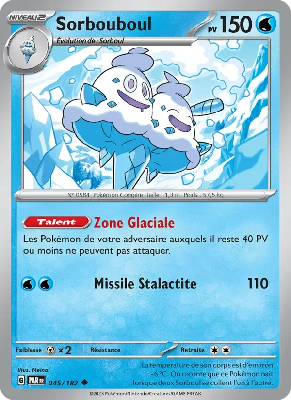 Carte Pokémon Sorbouboul — Faille Paradoxe