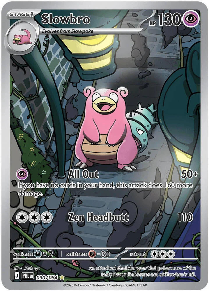 Carte Pokémon Slowbro — Nuit Noire