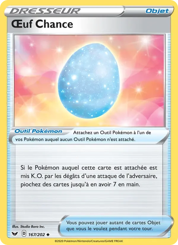 Carte Œuf Chance