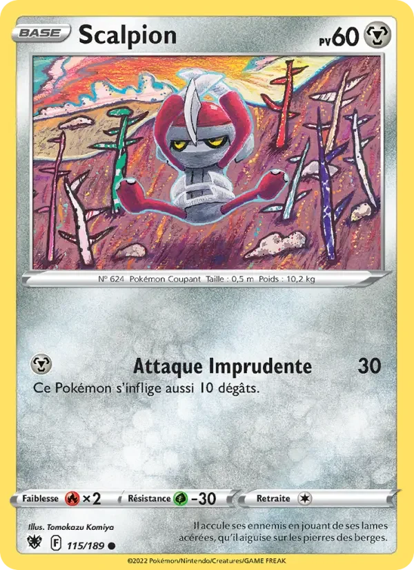 Carte Pokémon Scalpion — Astres Radieux