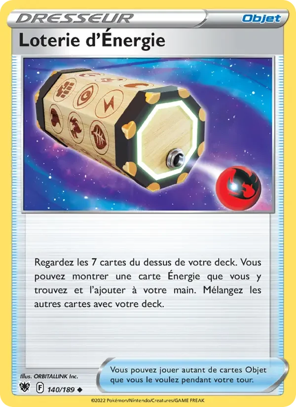 Carte Loterie d'Énergie