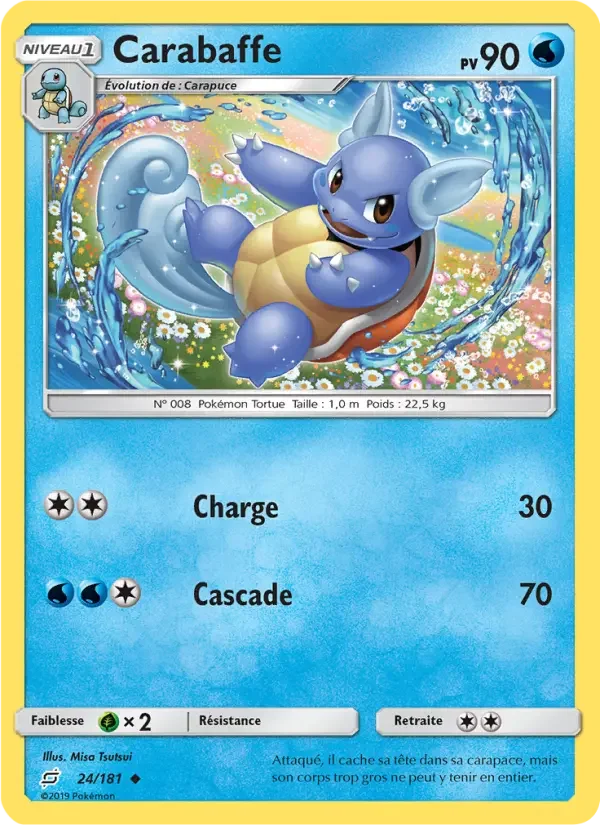 Carte Pokémon Carabaffe — Duo de Choc