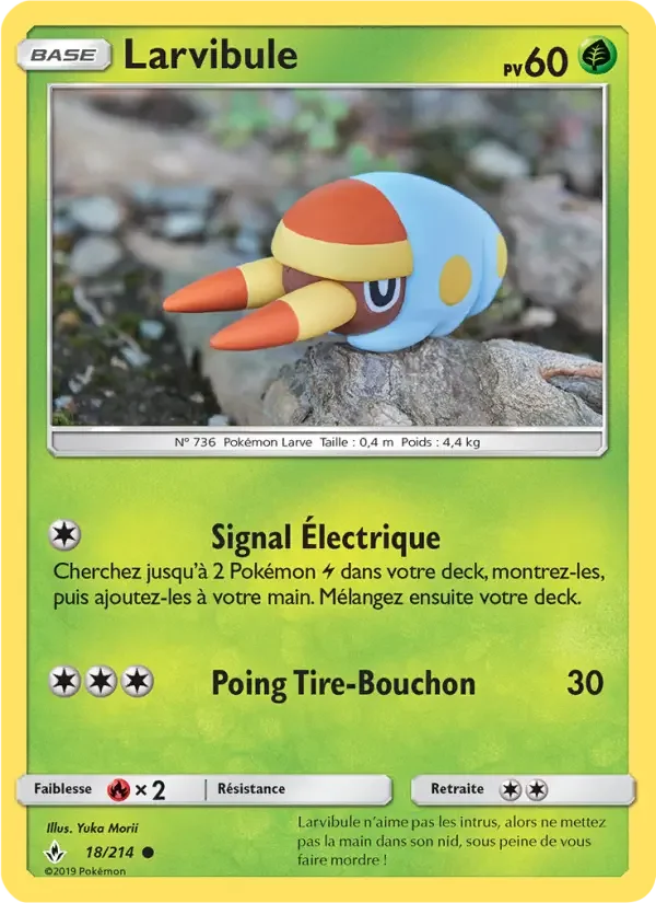 Carte Pokémon Larvibule — Alliance Infaillible