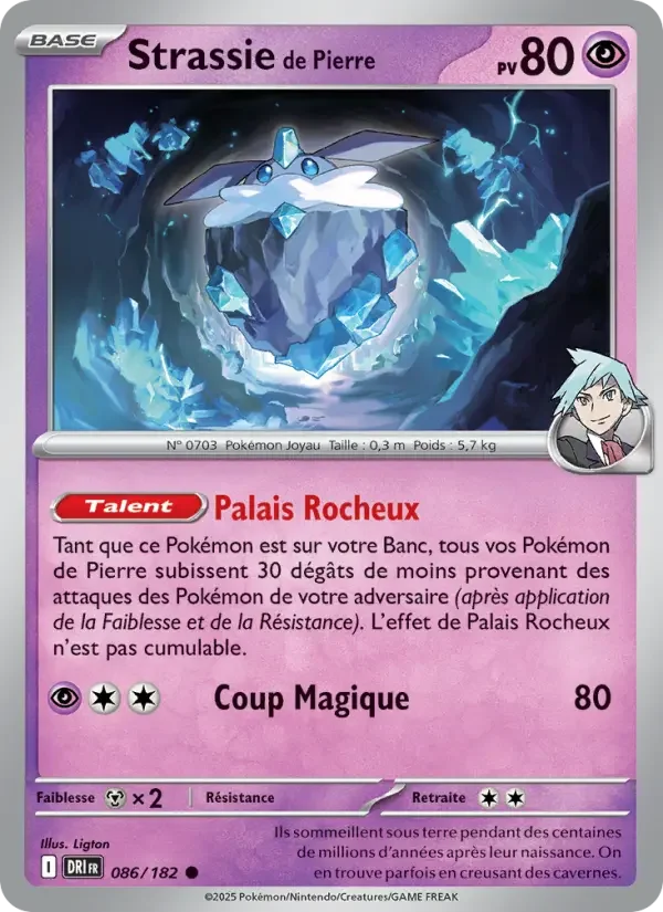 Carte Pokémon Strassie de Pierre — Rivalités Destinées