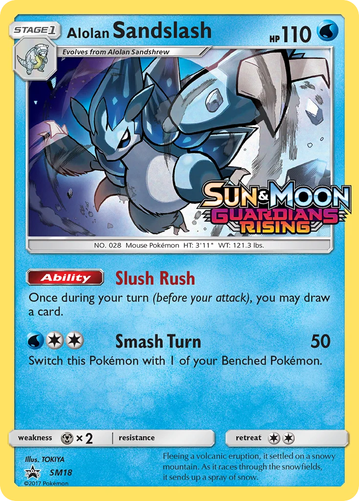 Carte Pokémon Sablaireau d’Alola — Promos Soleil et Lune