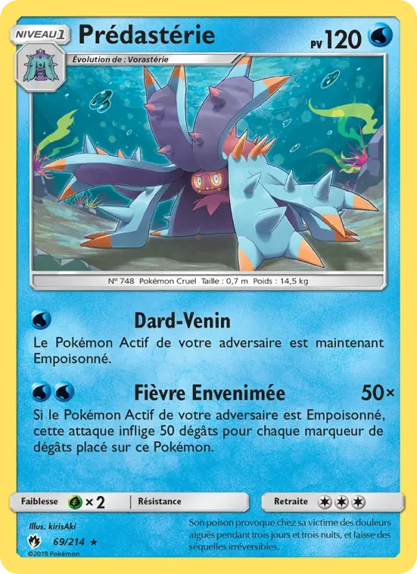 Carte Pokémon Prédastérie — Tonnerre Perdu