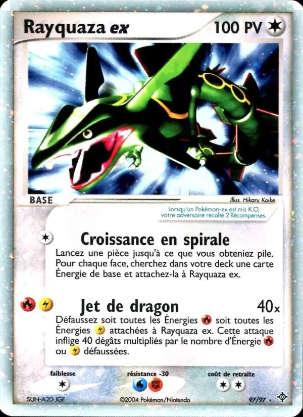 Carte Rayquaza ex
