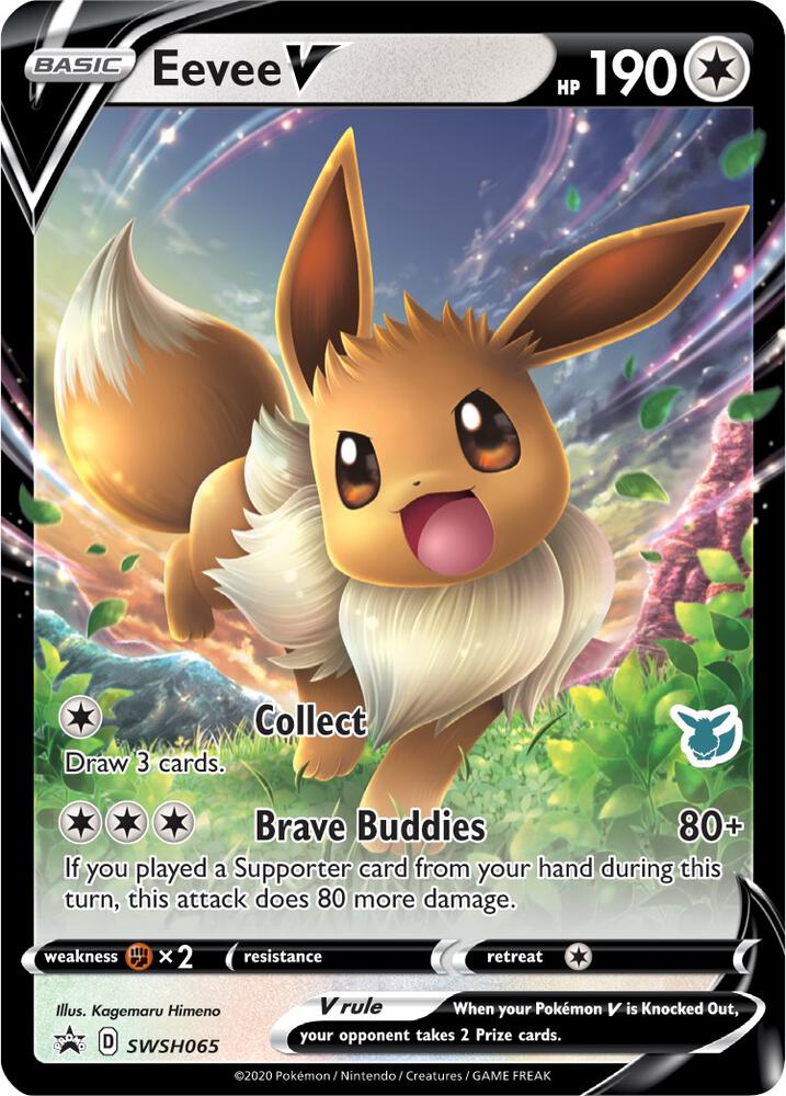 Carte Pokémon Évoli V — Promos Épée et Bouclier