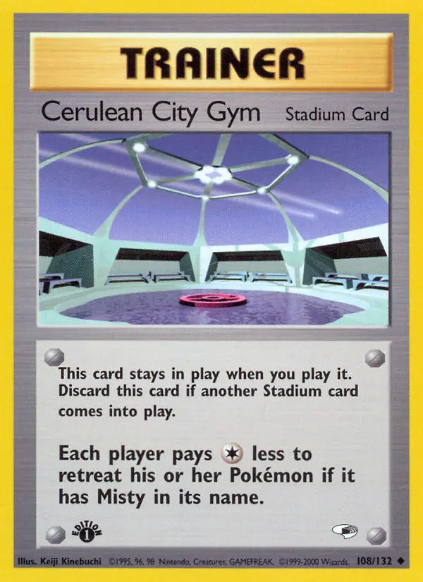 Carte Cerulean City Gym