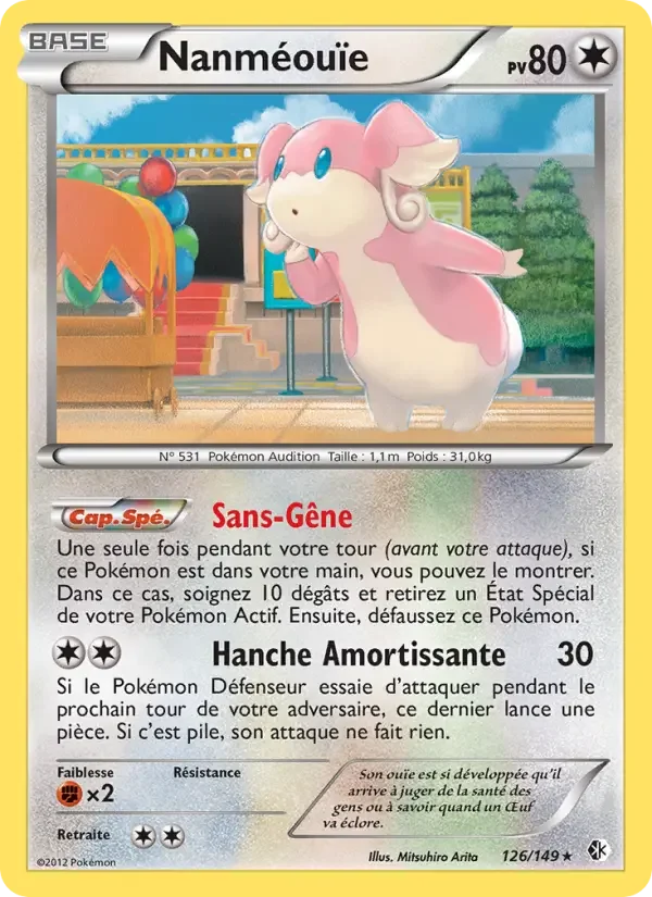 Carte Pokémon Nanméouïe — Frontières Franchies