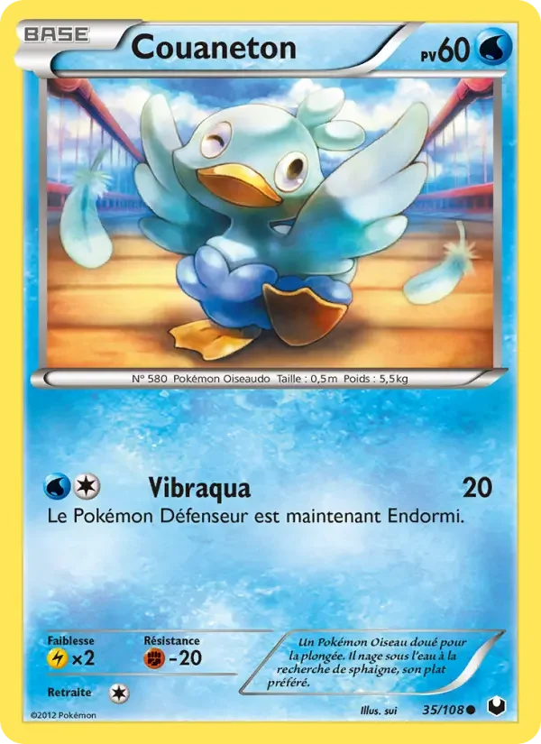 Carte Pokémon Couaneton — Explorateurs Obscurs