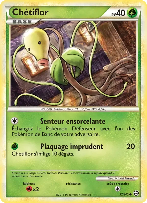 Carte Pokémon Chétiflor — Triomphe