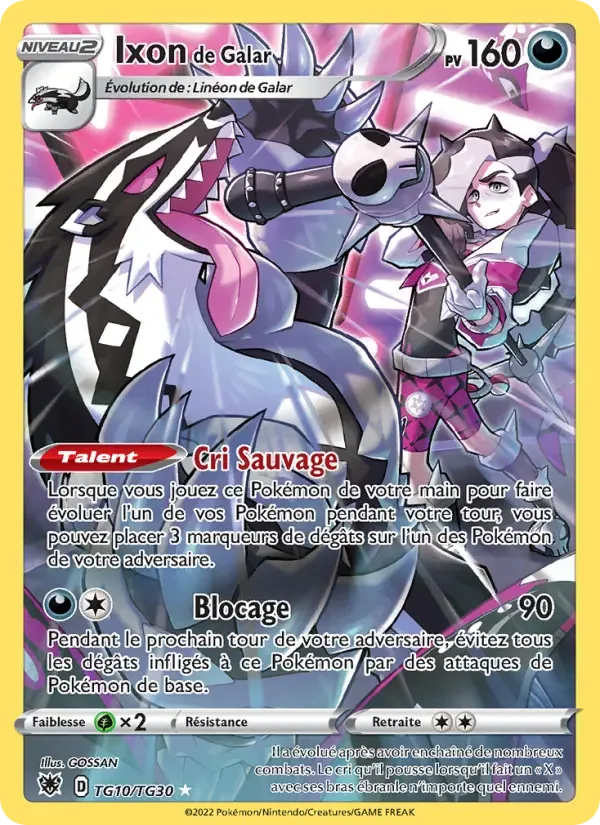Carte Pokémon Ixon de Galar — Astres Radieux