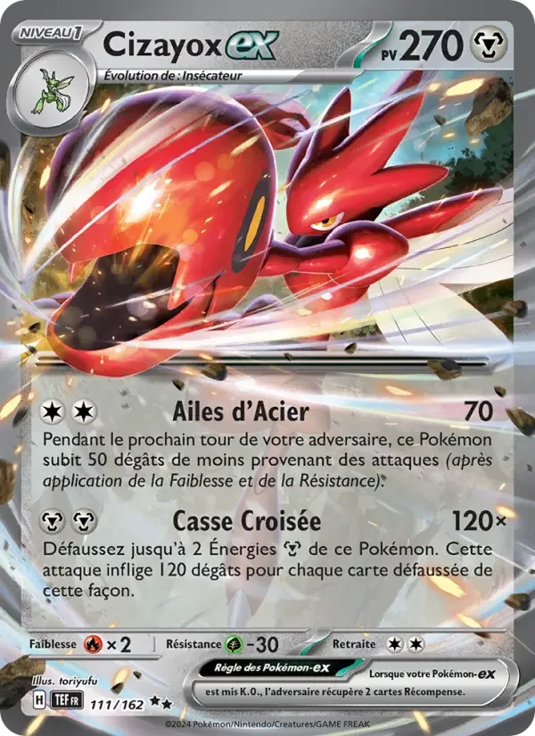 Carte Pokémon Cizayox-ex — Forces Temporelles