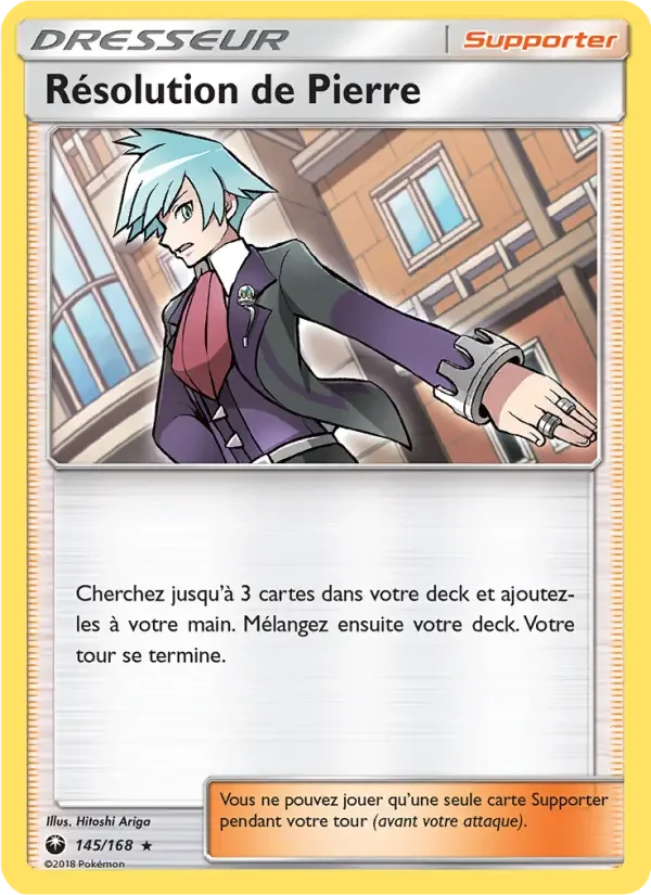 Carte Pokémon Résolution de Pierre — Tempête Céleste