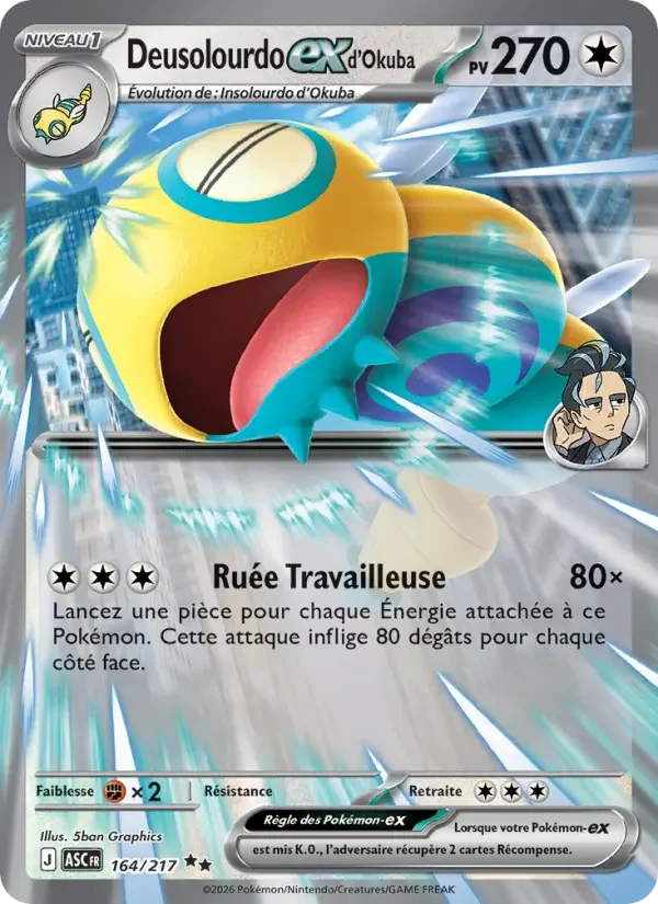Carte Deusolourdo-ex d'Okuba
