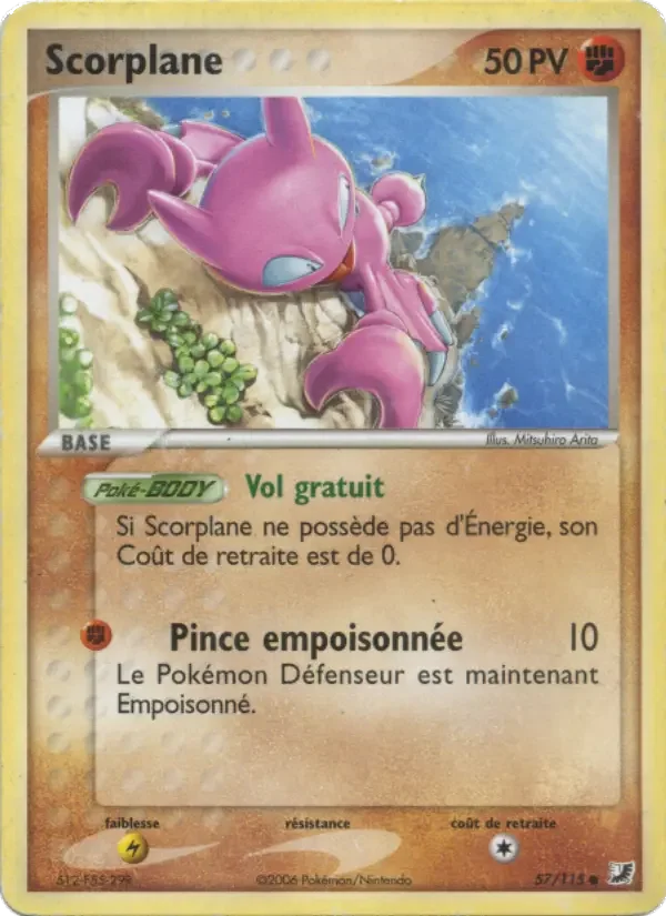 Carte Pokémon Scorplane — Forces Cachées