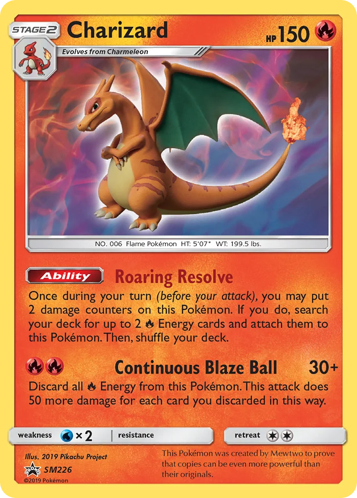 Carte Pokémon Dracaufeu — Promos Soleil et Lune