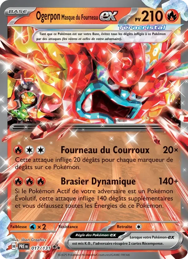 Carte Ogerpon Masque du Fourneau-ex