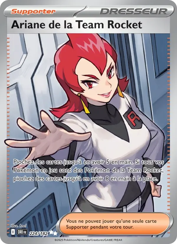 Carte Pokémon Ariane de la Team Rocket — Rivalités Destinées