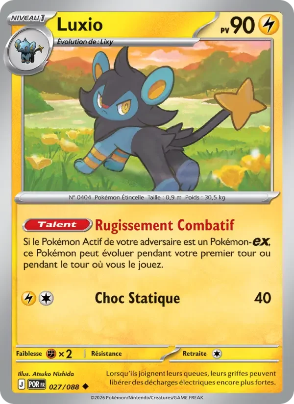 Carte Pokémon Luxio — Équilibre Parfait