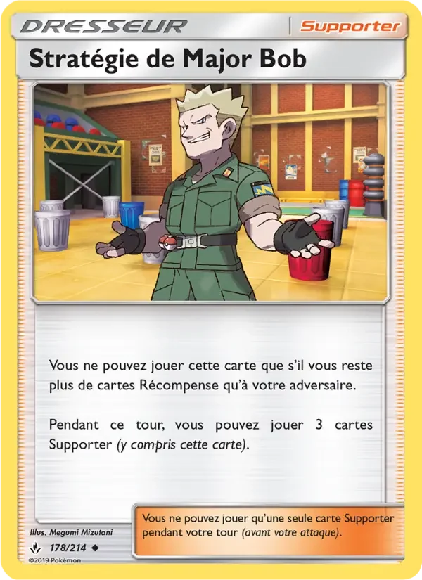 Carte Pokémon Stratégie de Major Bob — Alliance Infaillible