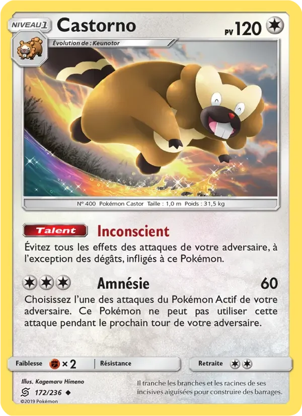 Carte Pokémon Castorno — Harmonie des Esprits