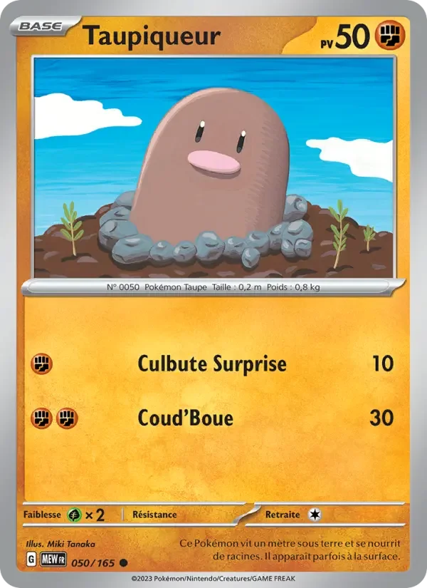 Carte Pokémon Taupiqueur — Pokémon 151