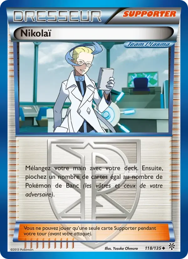 Carte Pokémon Nikolaï — Tempête Plasma