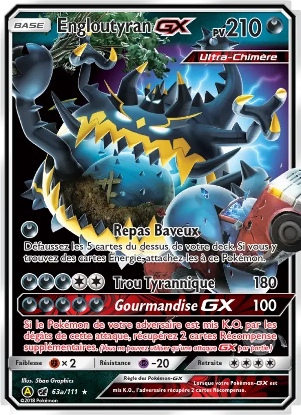 Carte Engloutyran-GX