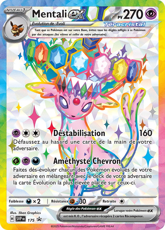 Carte Pokémon Mentali-ex — Promos Écarlate et Violet
