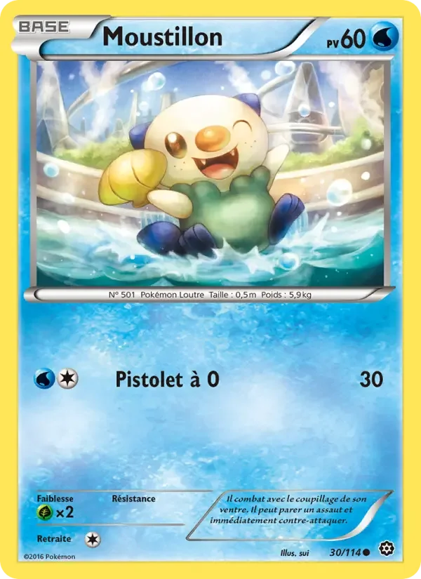 Carte Pokémon Moustillon — Offensive Vapeur