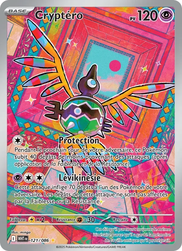 Carte Pokémon Cryptéro — Flamme Blanche