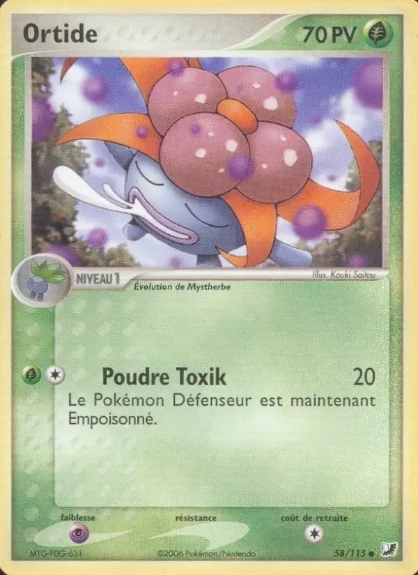 Carte Pokémon Ortide — Forces Cachées