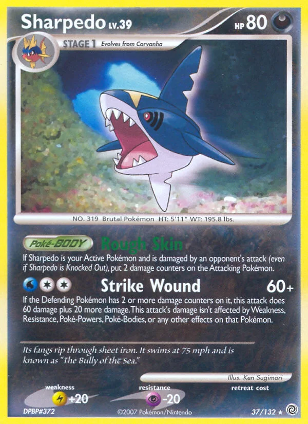 Carte Sharpedo