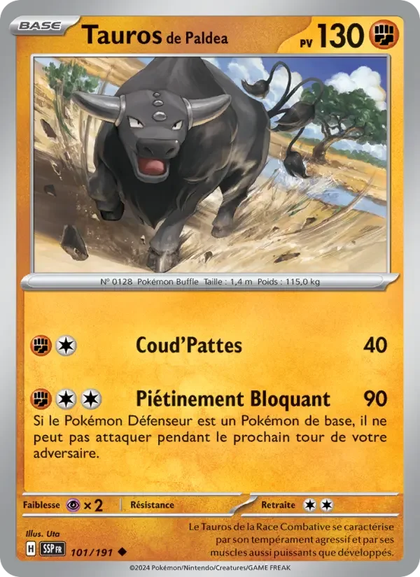 Carte Tauros de Paldea