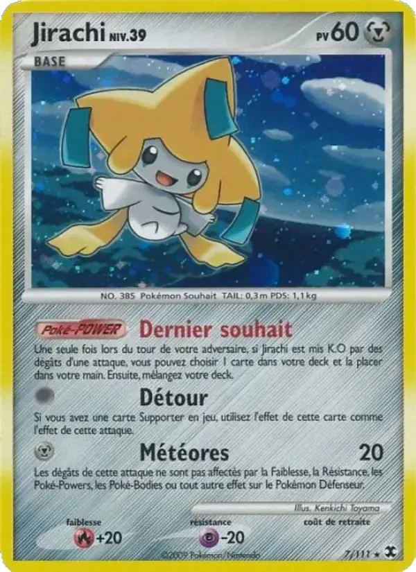 Carte Jirachi Niv. 39