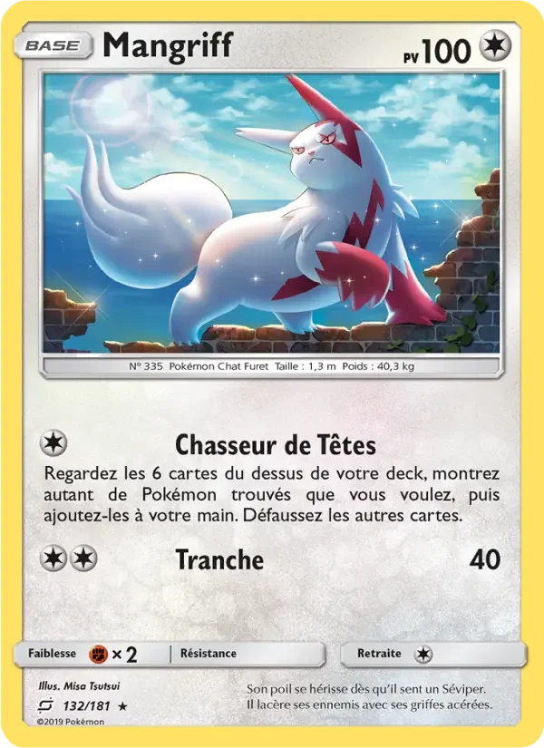 Carte Pokémon Mangriff — Duo de Choc