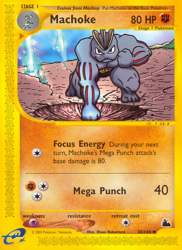 Carte Pokémon Machopeur — Skyridge