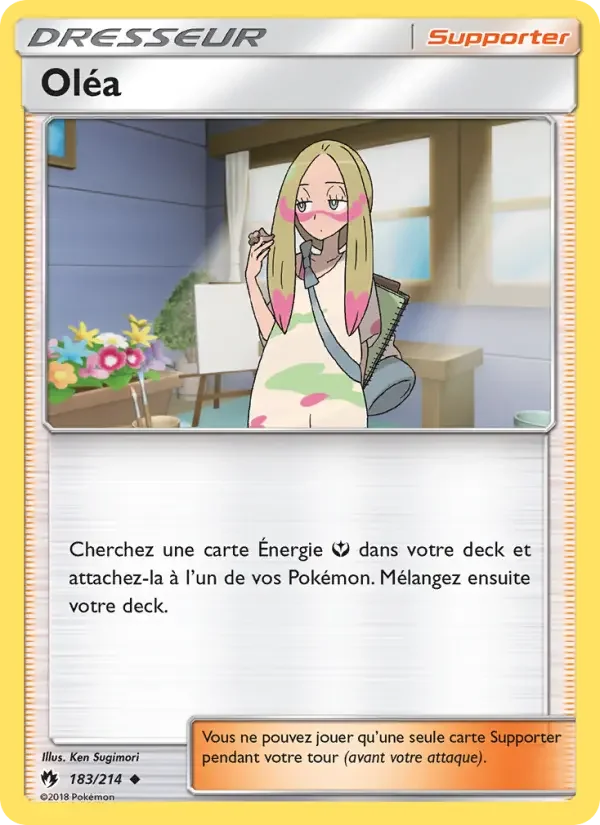 Carte Pokémon Oléa — Tonnerre Perdu