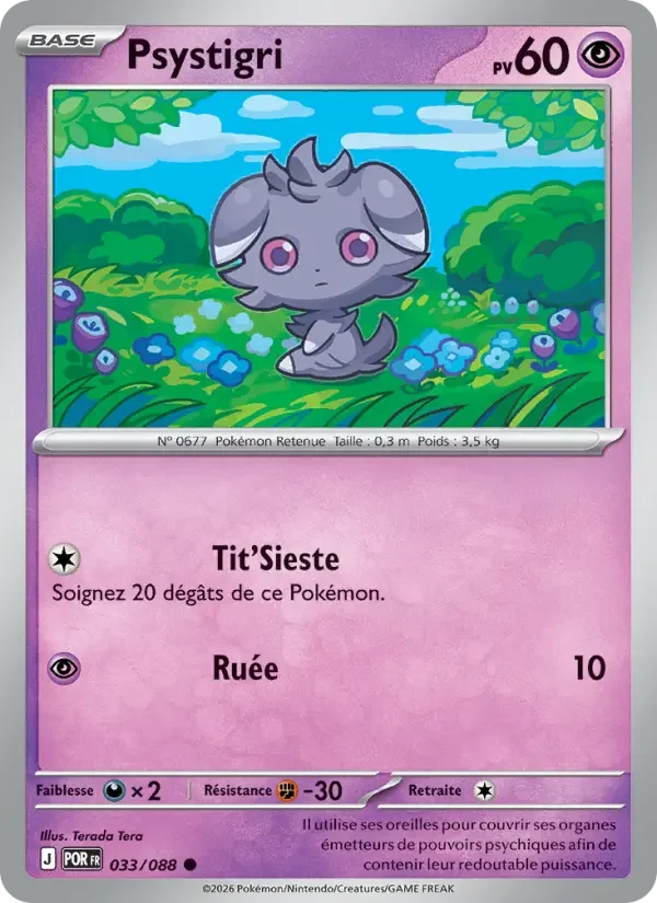 Carte Pokémon Psystigri — Équilibre Parfait