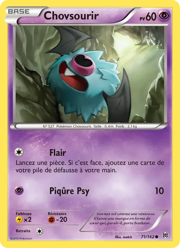 Carte Pokémon Chovsourir — Impulsion TURBO