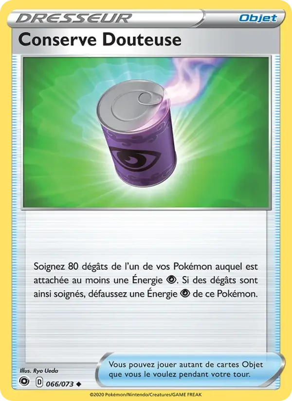 Carte Conserve Douteuse