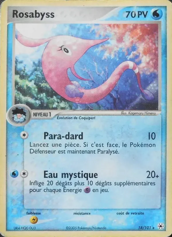Carte Pokémon Rosabyss — Légendes Oubliées