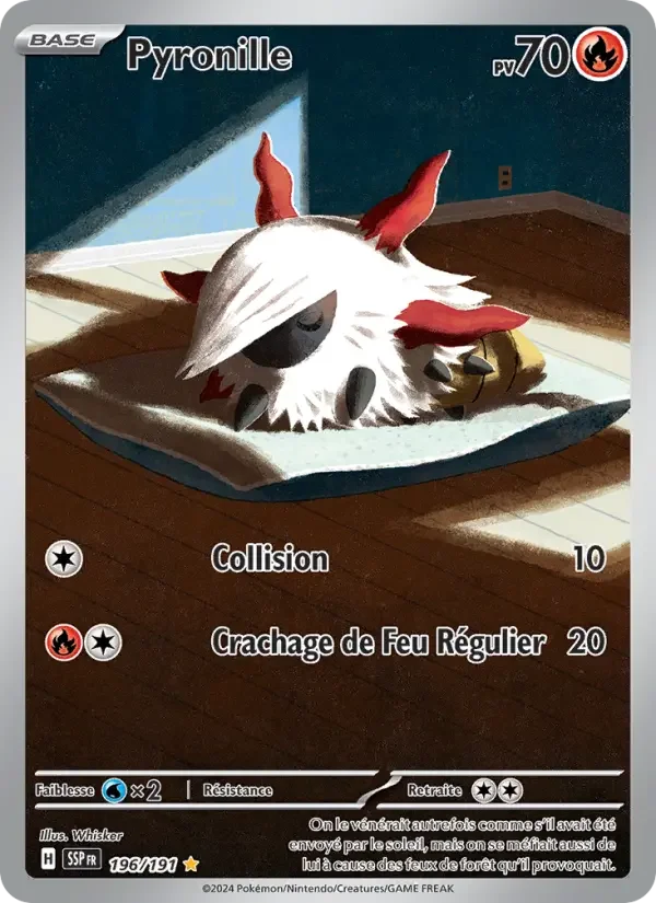 Carte Pokémon Pyronille — Étincelles Déferlantes