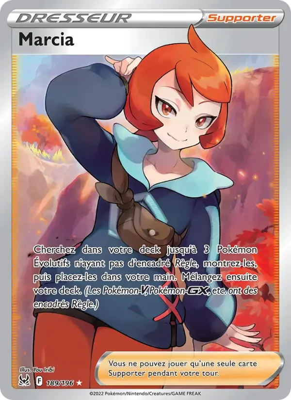 Carte Pokémon Marcia — Origine Perdue
