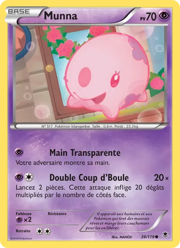 Carte Pokémon Munna — Vigueur Spectrale