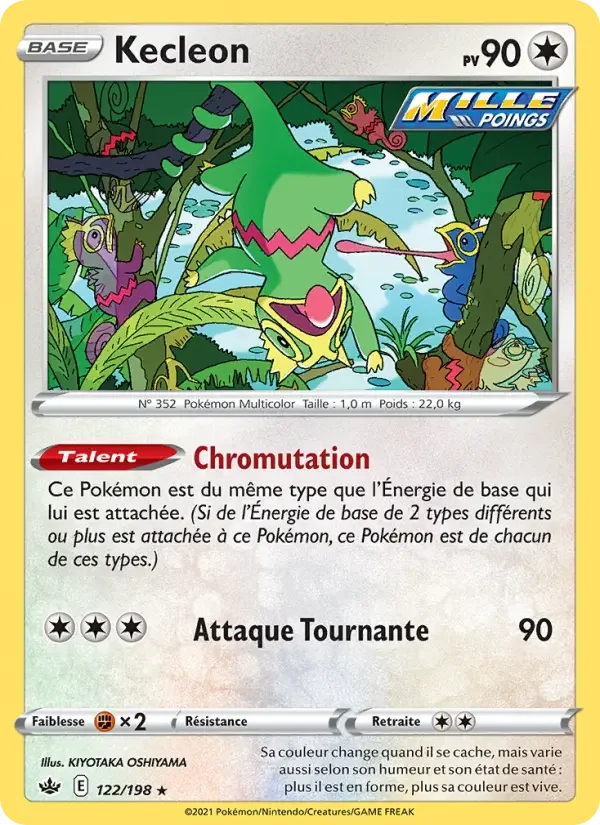 Carte Pokémon Kecleon — Règne de Glace